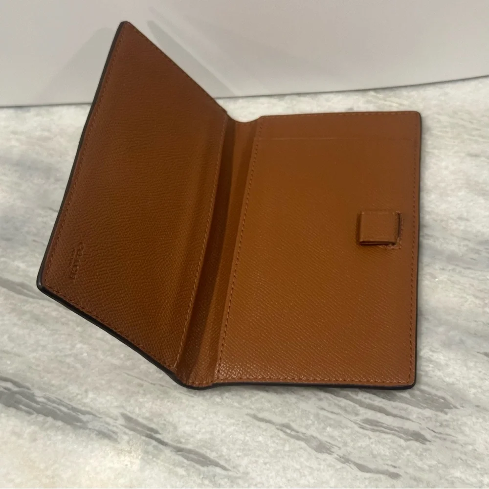 Coach Leather Checkbook Cover - Picture 3 of 5